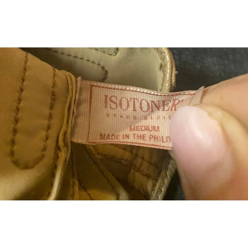 Isotoner Women's Medium Beige 70’s-80’s Gloves EUC